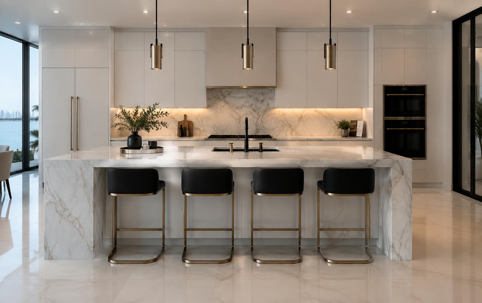 Finished kitchen