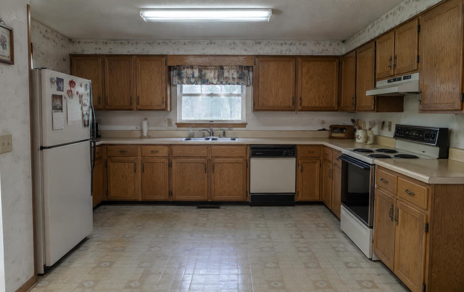 kitchen before the remodel